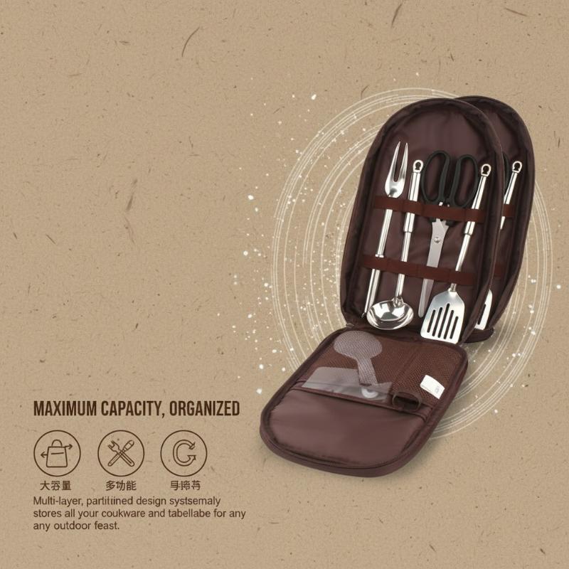 Outdoor Cooking Bag Camping St - Camping Cooking Utensils Storage ulasan dan harga