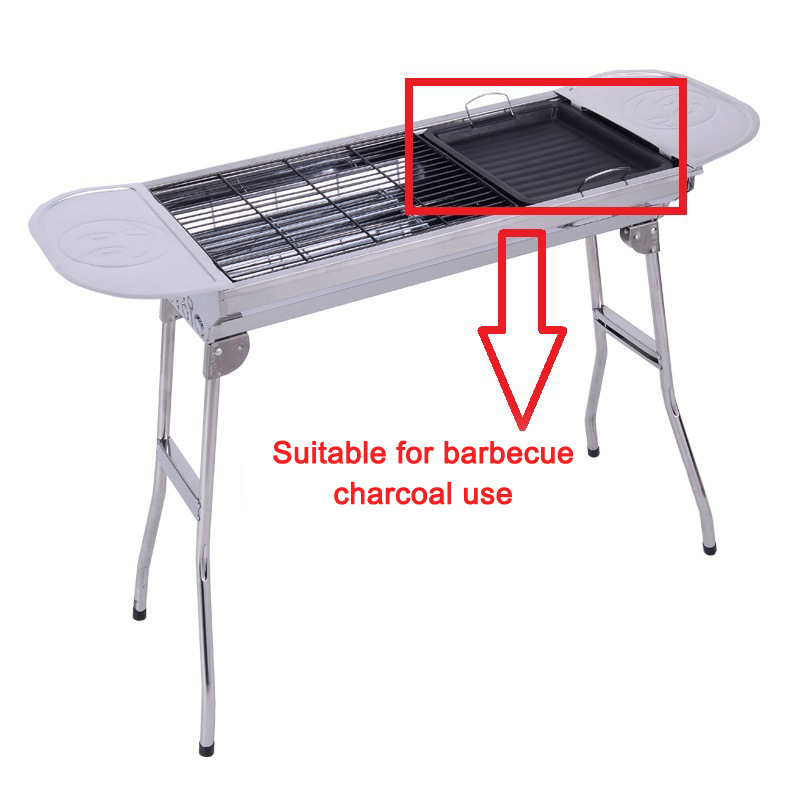 Outdoors Thick Square Grill Pa - Camping Cooking Pan ulasan dan harga