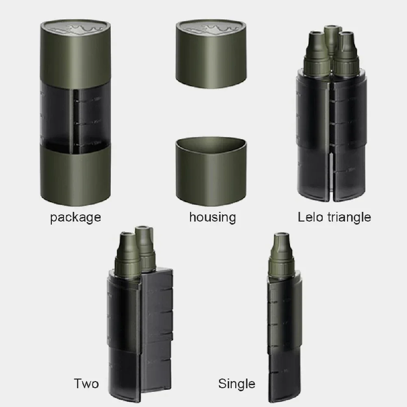 3 In 1 Outdoor Camping Seasoni - Camping Cooking Utensils Storage ulasan dan harga