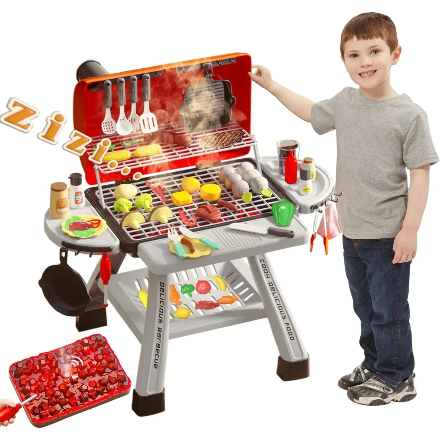 Barbecue Grill Toy Set Kids BB - Camping Cooking Kids ulasan dan harga
