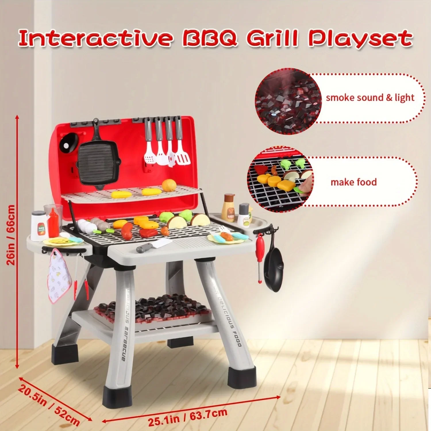 Barbecue Grill Toy Set Kids BB - Camping Cooking Kids ulasan dan harga