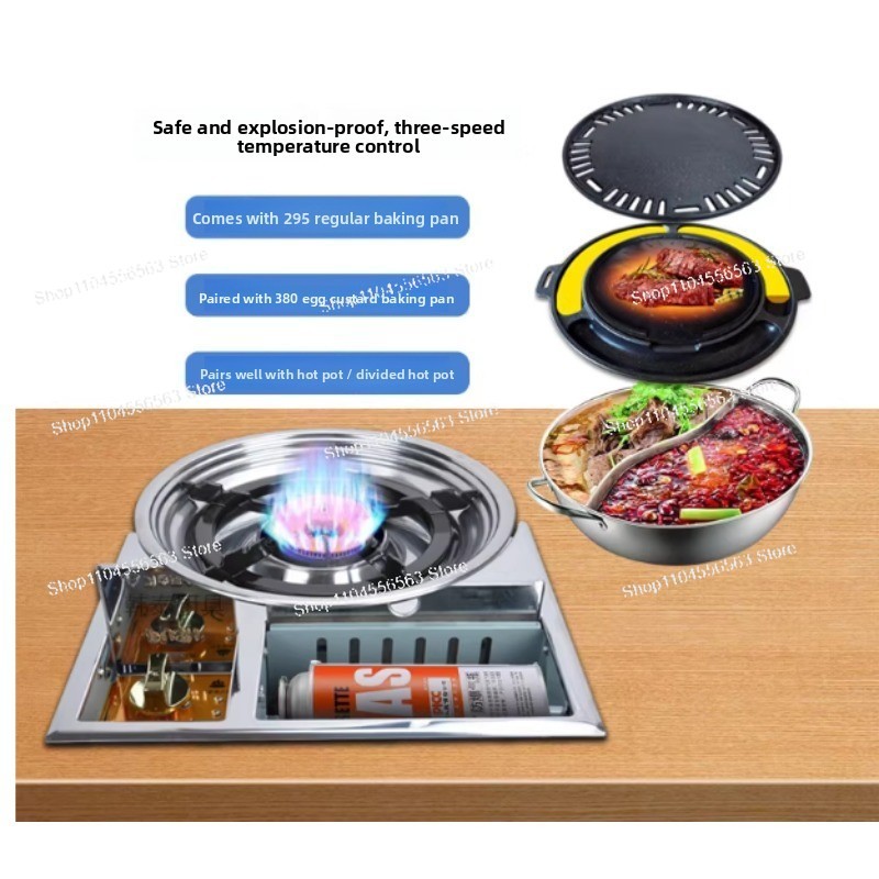 Portable Gas Stove with Canist - Camping Cooking Gas Canister ulasan dan harga