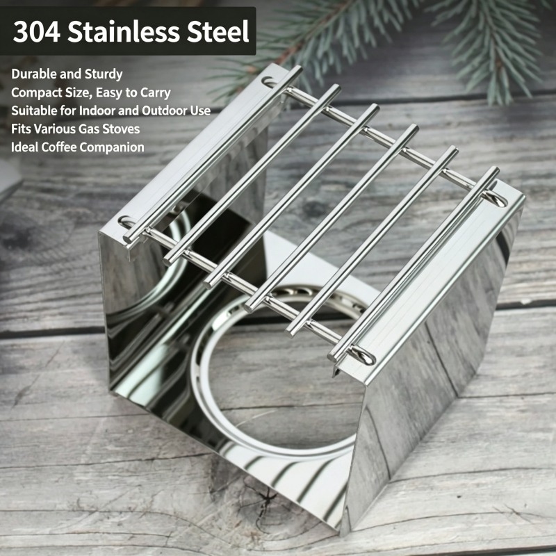 Stainless Steel Square Coffee  - Camping Cooking Accessories ulasan dan harga