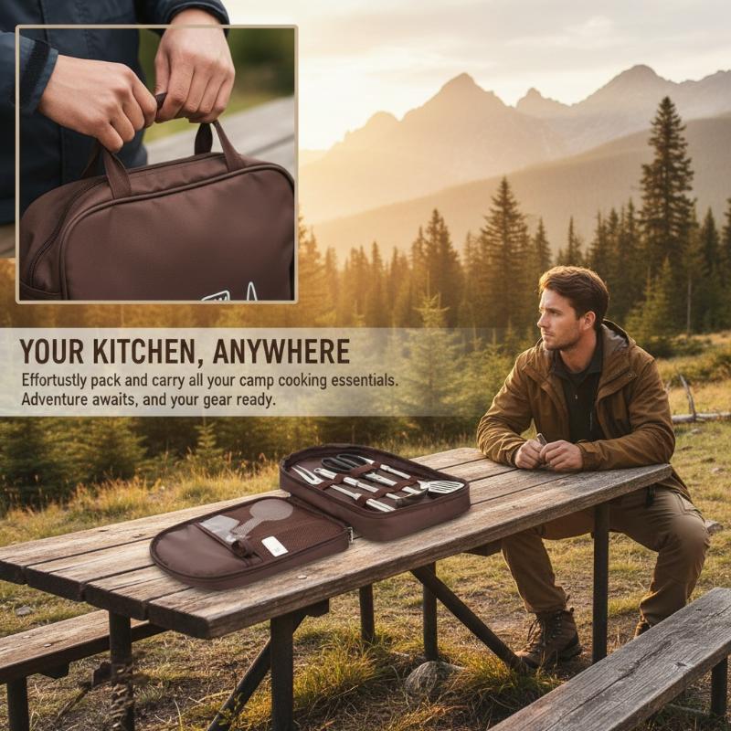 Outdoor Cooking Bag Camping St - Camping Cooking Utensils Storage ulasan dan harga