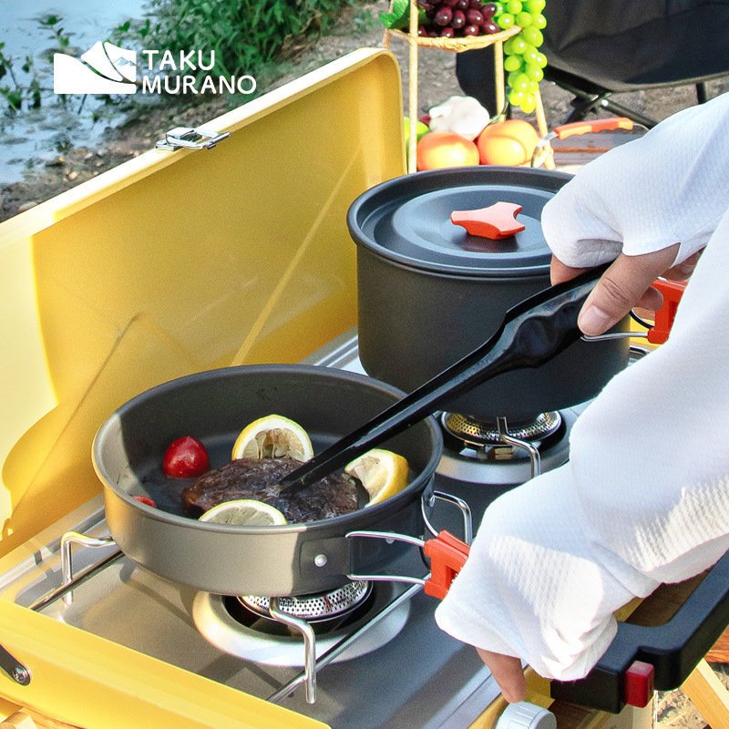Camping Cookware Set Outdoor C - Camping Cooking Kettle ulasan dan harga