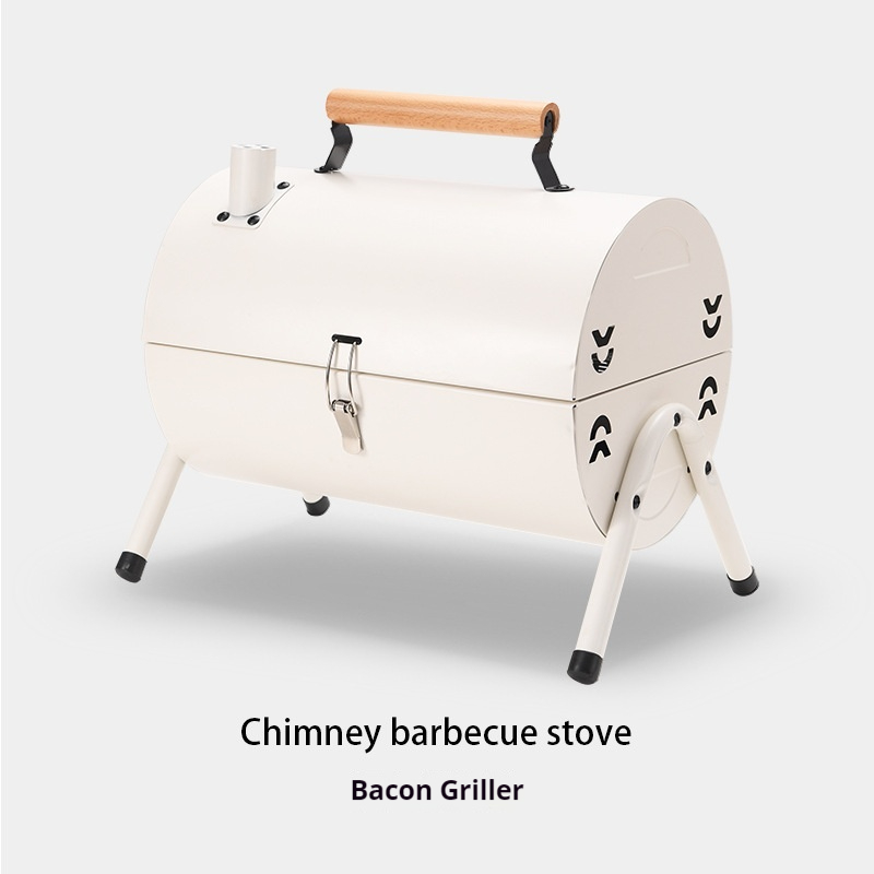 Portable BBQ Grill Charcoal Ba - Camping Cooking Easy ulasan dan harga