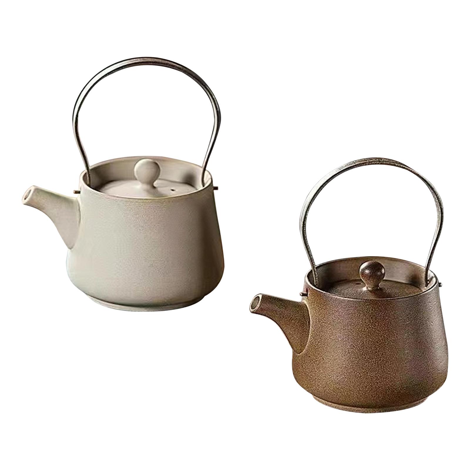 200ml Ceramic Teapot Farmhouse - Camping Cooking Kettle ulasan dan harga