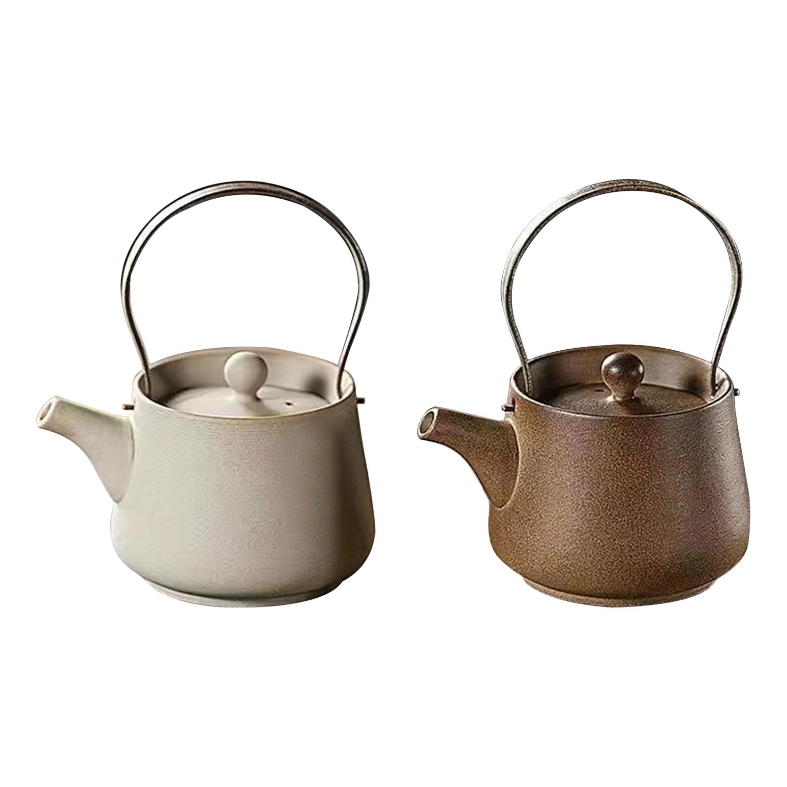 200ml Ceramic Teapot Farmhouse - Camping Cooking Kettle ulasan dan harga