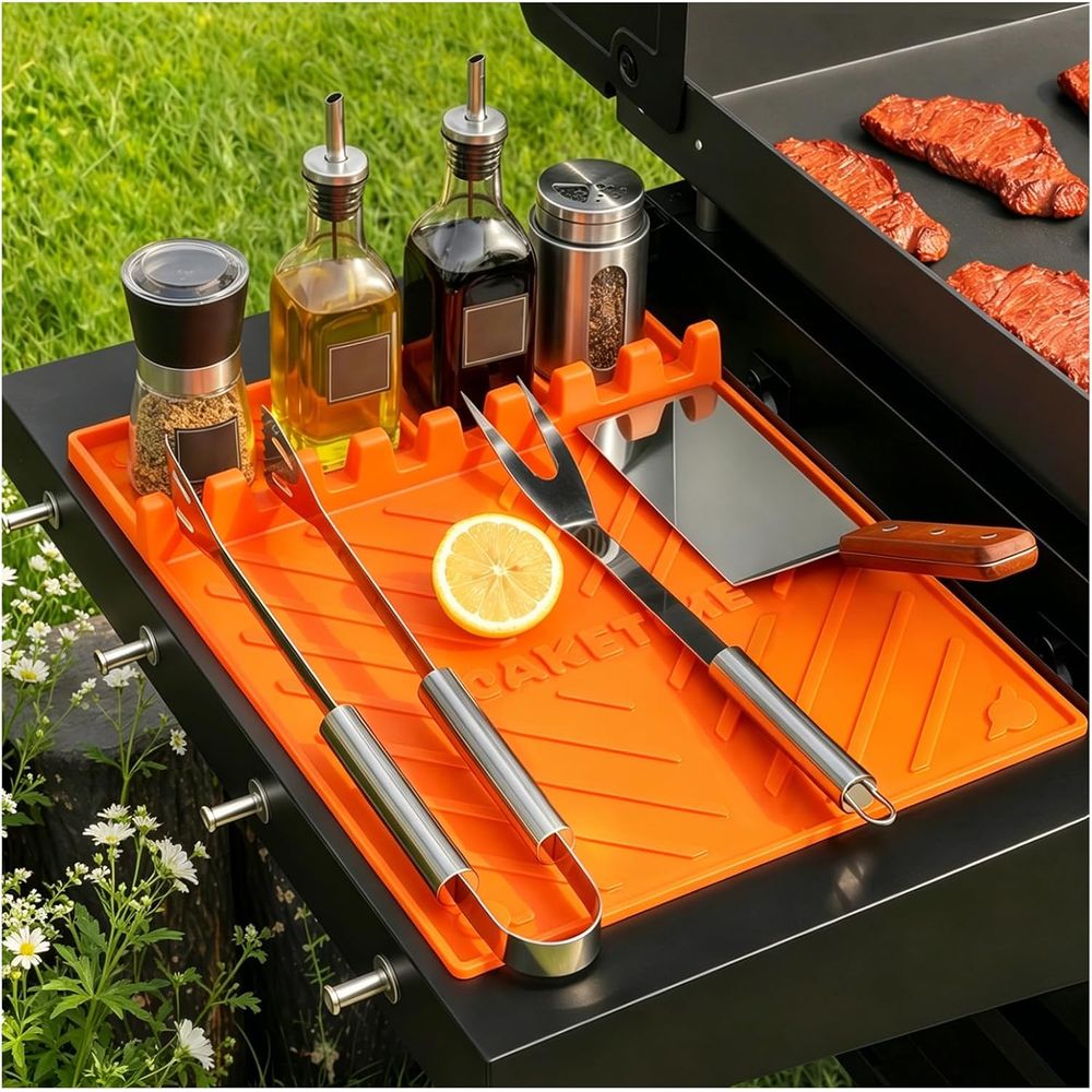 Silicone Grill Mats or Griddle - Camping Cooking Accessories ulasan dan harga
