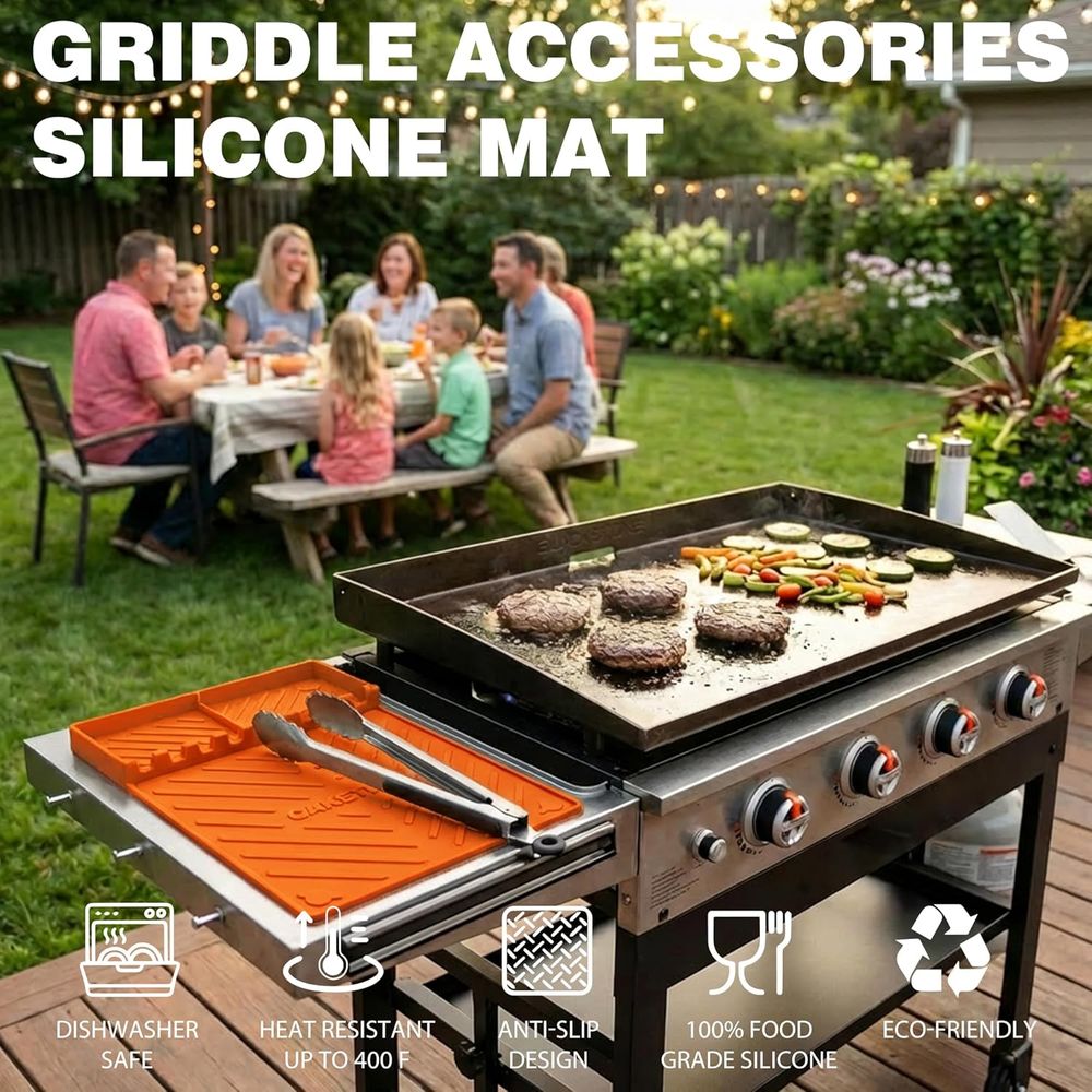 Silicone Grill Mats or Griddle - Camping Cooking Accessories ulasan dan harga