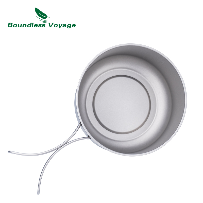 Boundless Voyage Titanium Camp - Camping Cooking Pot With Lid ulasan dan harga
