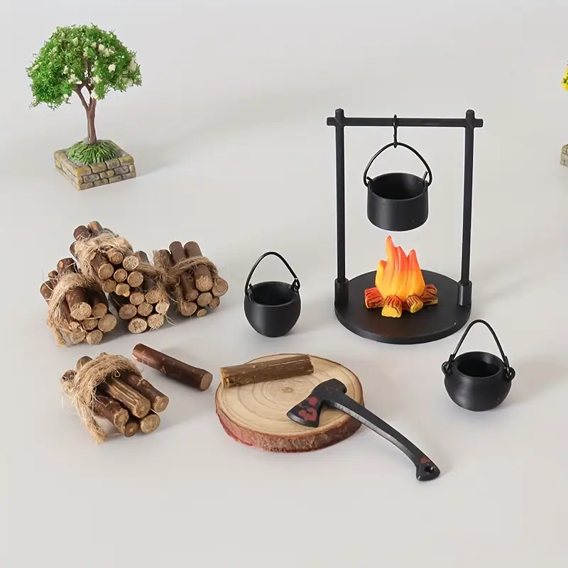 Mini Campfire Hanging Stove Po - Camping Cooking Accessories ulasan dan harga