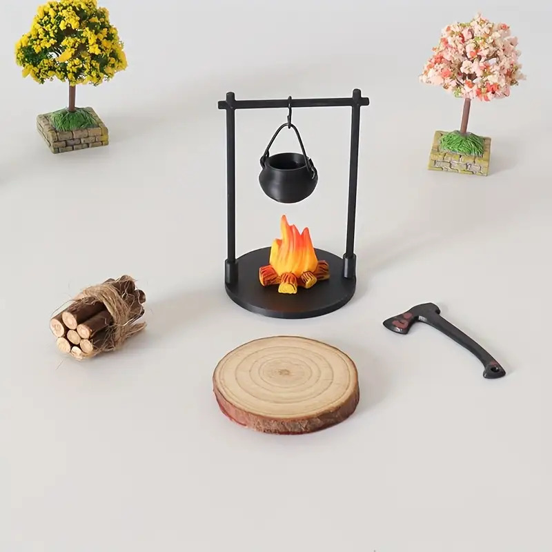 Mini Campfire Hanging Stove Po - Camping Cooking Accessories ulasan dan harga