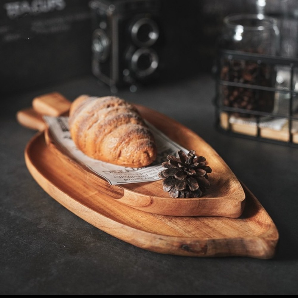 Wooden Leaf Shaped Waterproof  - Camping Cooking Meat ulasan dan harga