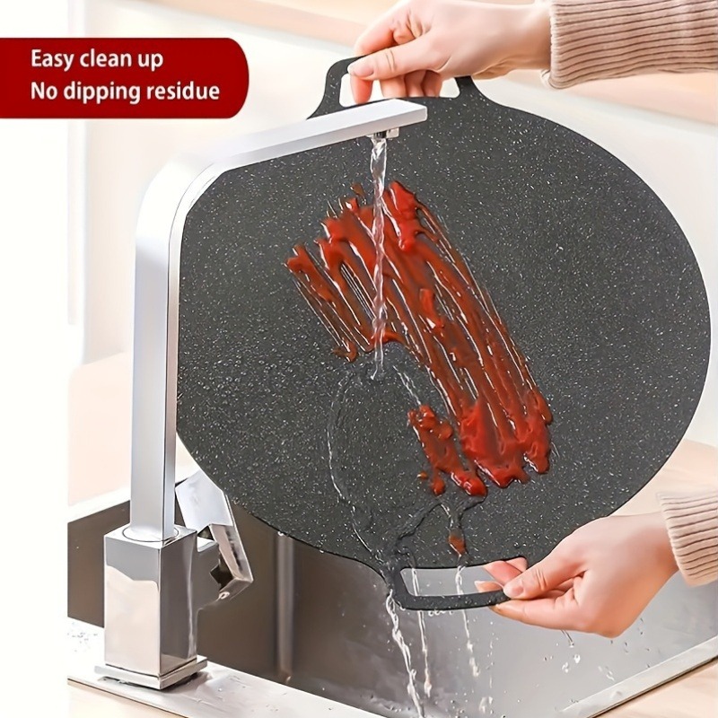 1pcs Cast Iron Outdoor Grill P - Camping Cooking Pan ulasan dan harga