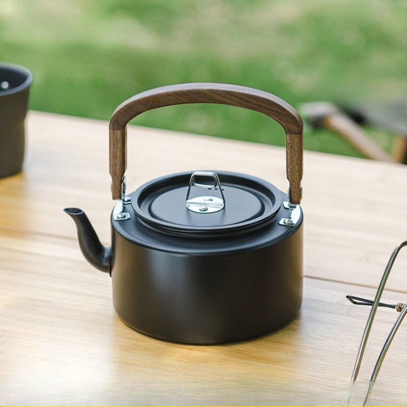 1.2L Lightweight Aluminum Allo - Camping Cooking Kettle ulasan dan harga