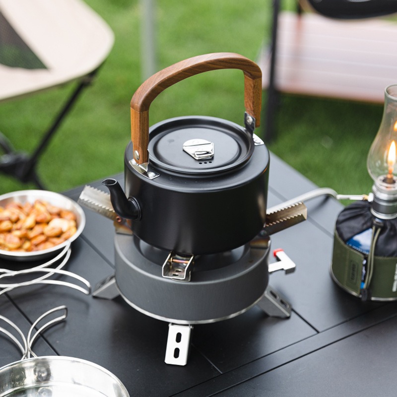 1.2L Lightweight Aluminum Allo - Camping Cooking Kettle ulasan dan harga