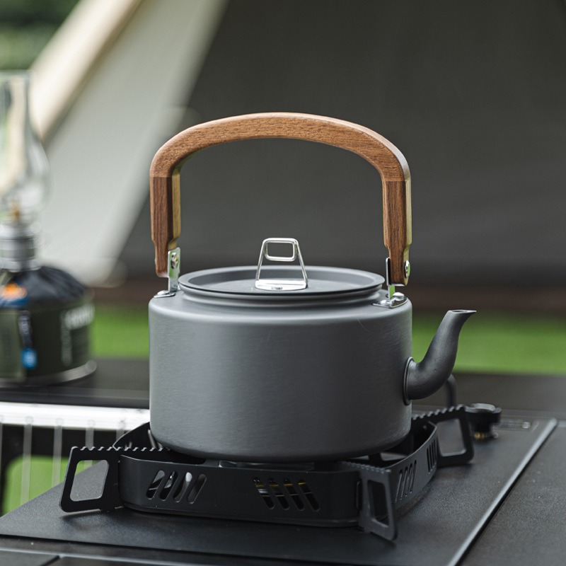 1.2L Lightweight Aluminum Allo - Camping Cooking Kettle ulasan dan harga