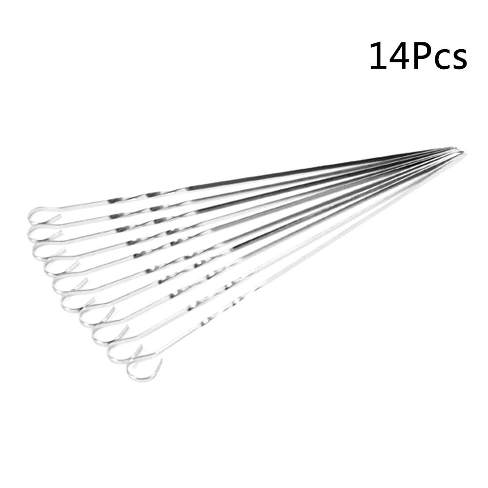 14Pcs Stainless Steel Barbecue - Camping Cooking Easy ulasan dan harga