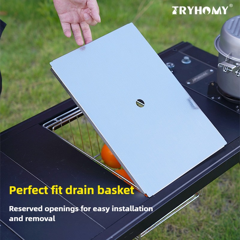 One Unit Drain Basket Cover 3  - Camp Cutting Board ulasan dan harga
