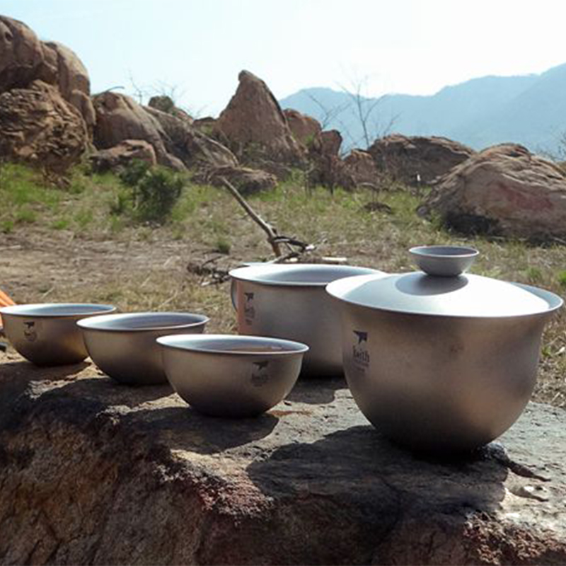 Keith Titanium Kung Fu Tea Set - Camping Cooking Kettle ulasan dan harga
