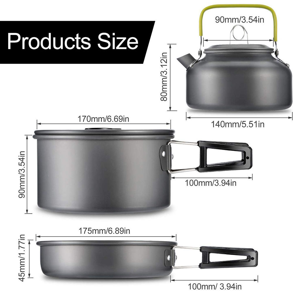 Outdoor Camping Cookware Set M - Camping Cooking Accessories ulasan dan harga