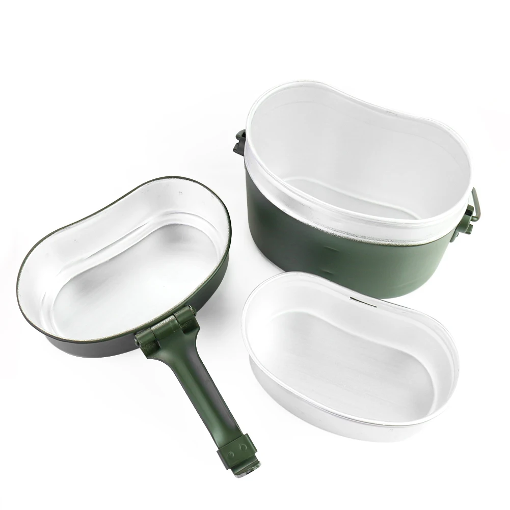 Portable Alloy Pot and Bowl Lu - Camping Cooking Set Lightweight ulasan dan harga