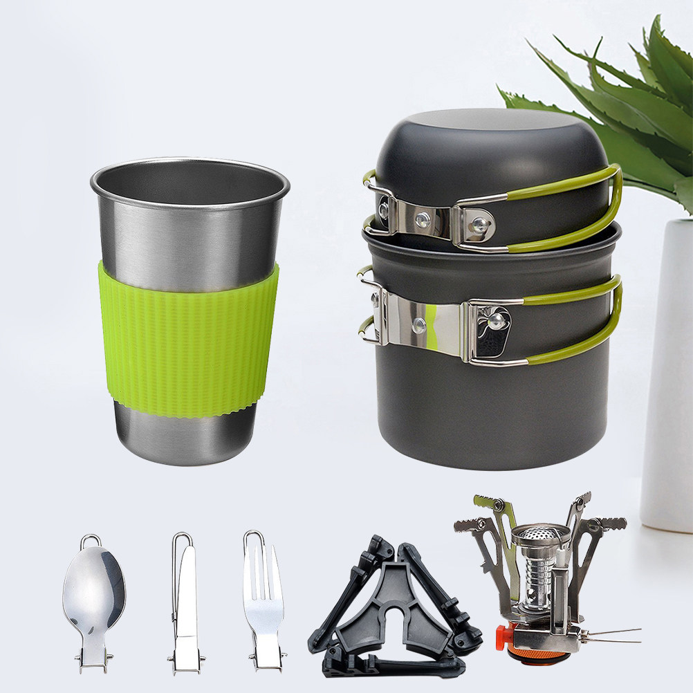 Outdoor Camping Cookware Set L - Camping Cooking Set Lightweight ulasan dan harga