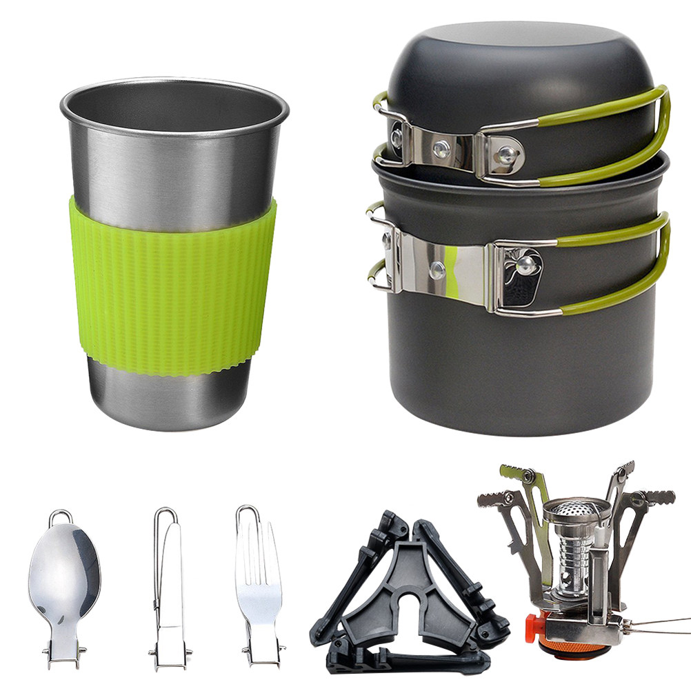 Outdoor Camping Cookware Set L - Camping Cooking Set Lightweight ulasan dan harga